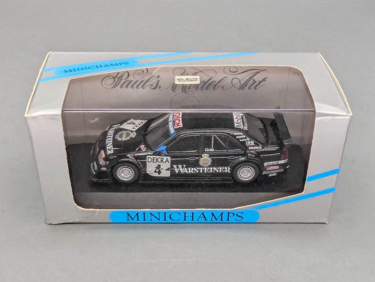 Modellautos 1:43 Minichamps Mercedes Benz C Klasse DTM 1996 #4 AMG A. Grau OVP