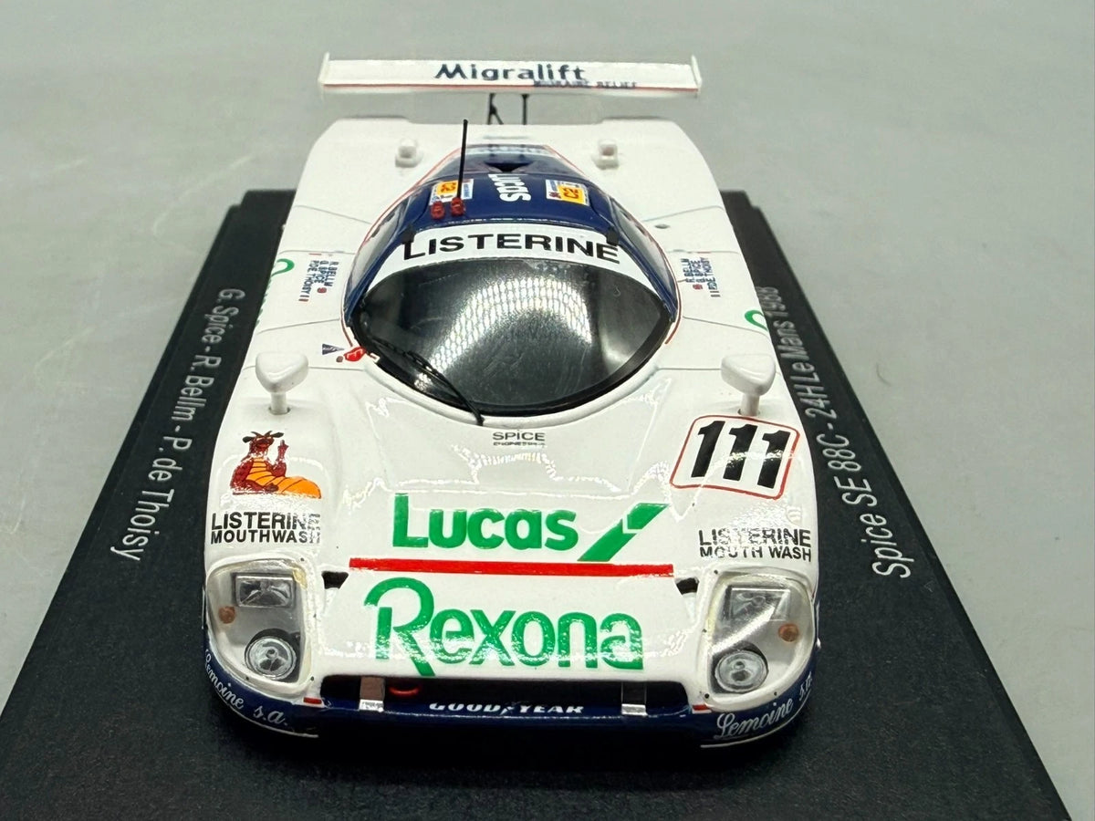 Modellautos 1:43 Spark Spice SE 88C - 24h Le Mans 1988 #111 + OVP