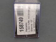 Lkw Modell H0 1:87 Brekina Mercedes Benz L 322 Koffer Lastwagen mit Anhänger OVP