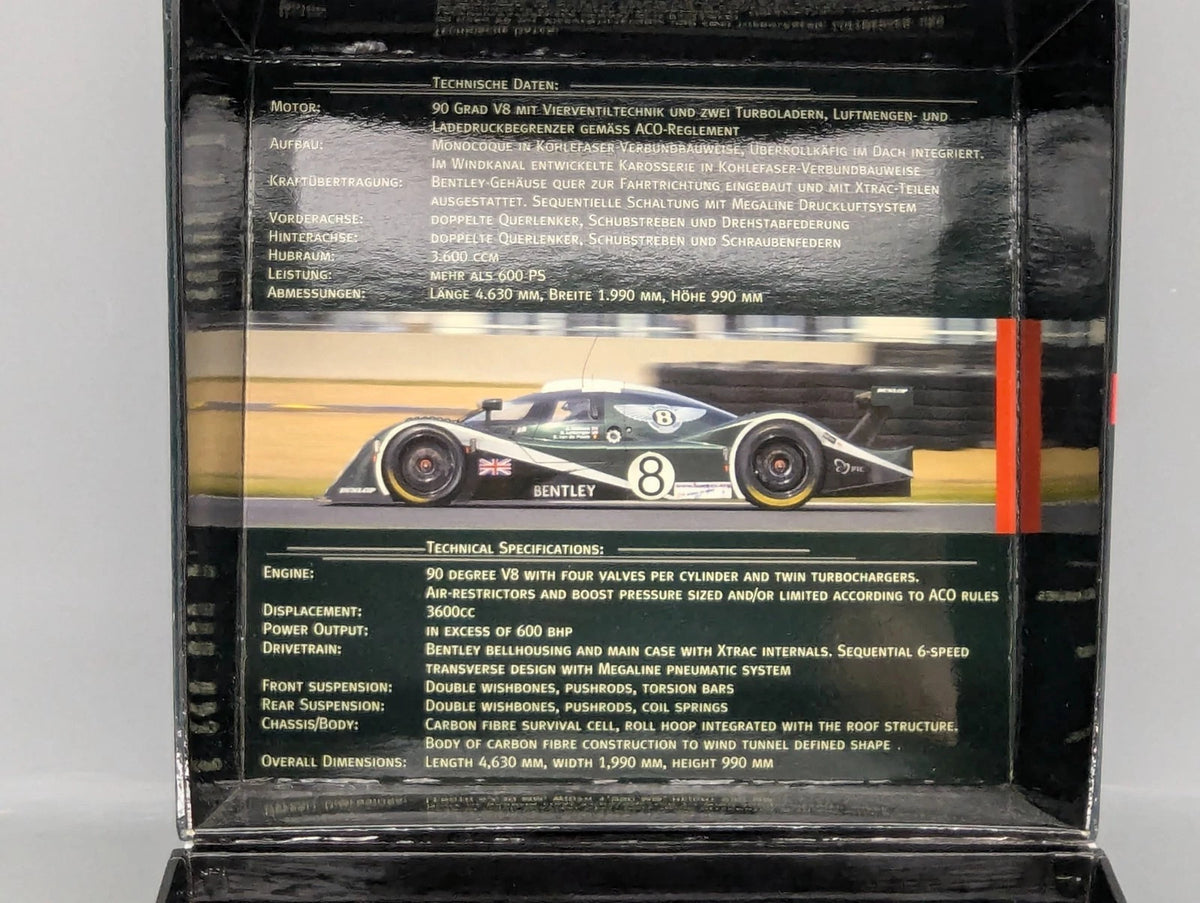 Modellautos 1:43 Minichamps Bentley EXP Speed 8 24h Le Mans 2002 #8 mit OVP