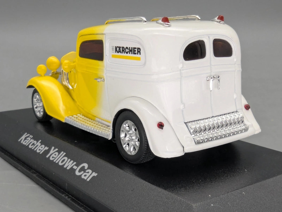 Modellautos 1:43 Minichamps Hot Rod Kärcher Yellow Car TV-Campaign mit OVP