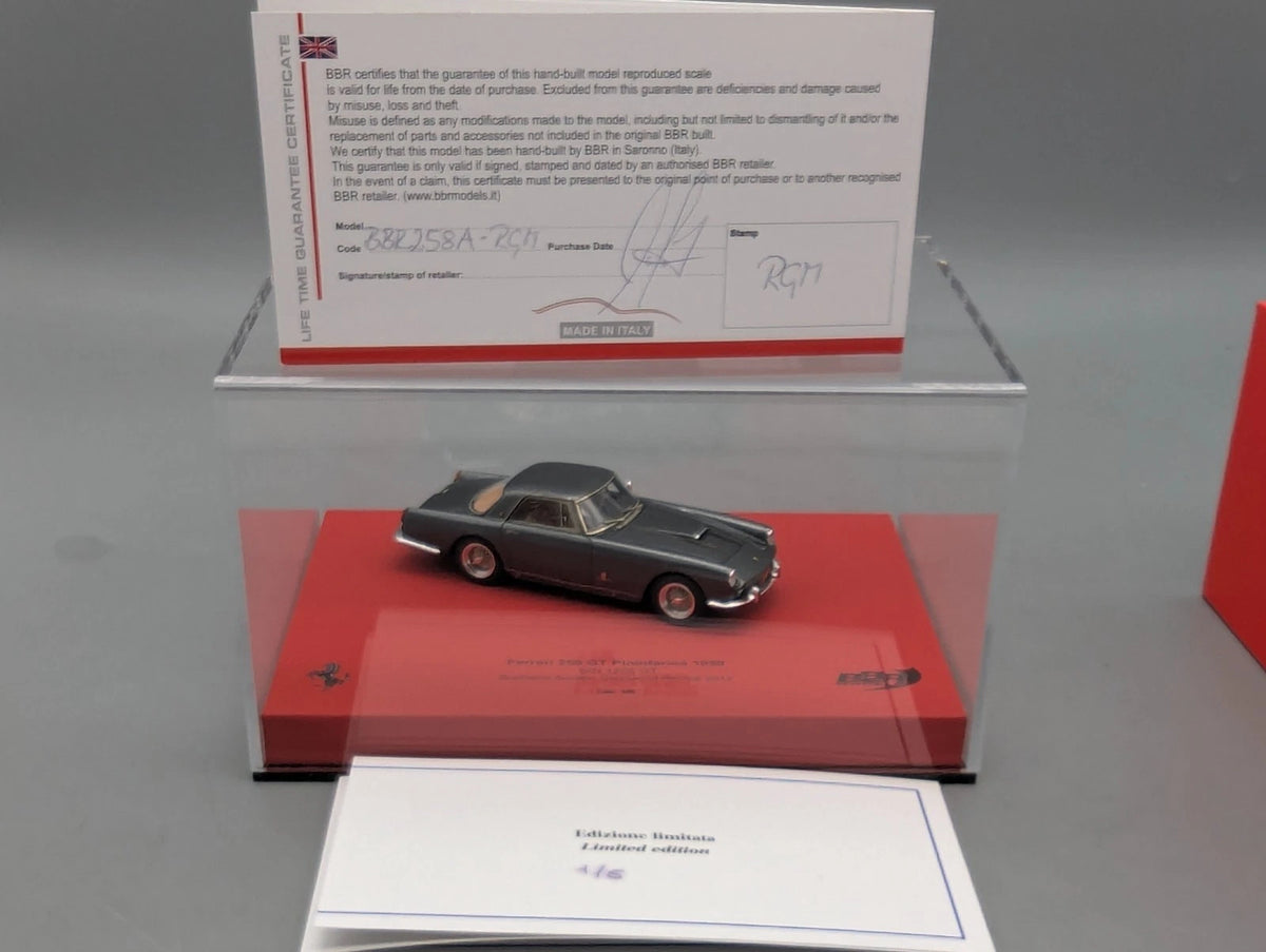 Modellautos 1:43 BBR Ferrari 250 GT Pininfarina 1959 S/N 1255 GT 01/05 mit OVP