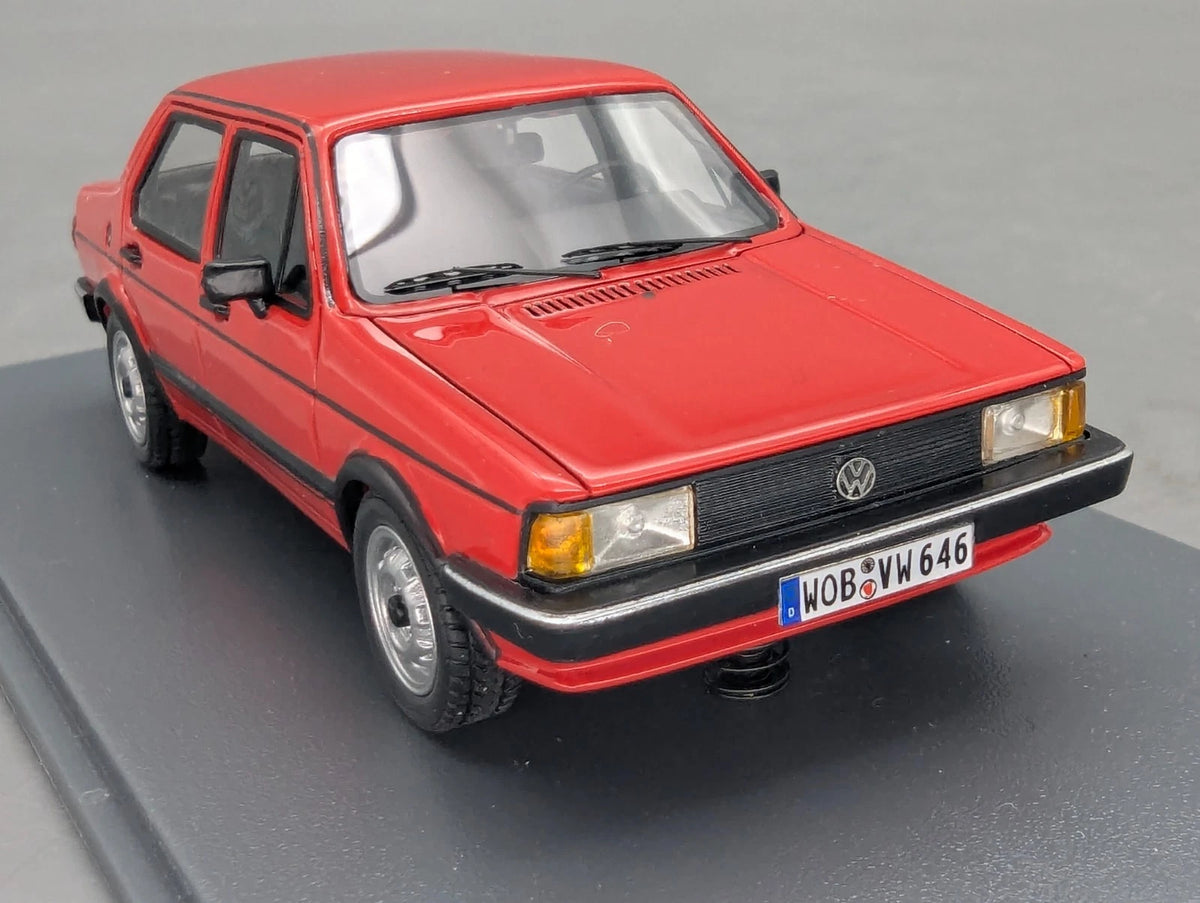 Modellautos 1:43 Neo Scale Models 43646 Volkswagen VW Jetta Mk1 Rot mit OVP
