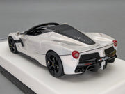Modellautos 1:43 BBR Ferrari LaFerrari Aperta Weiß Ltd 01/24 mit Vitrine + OVP