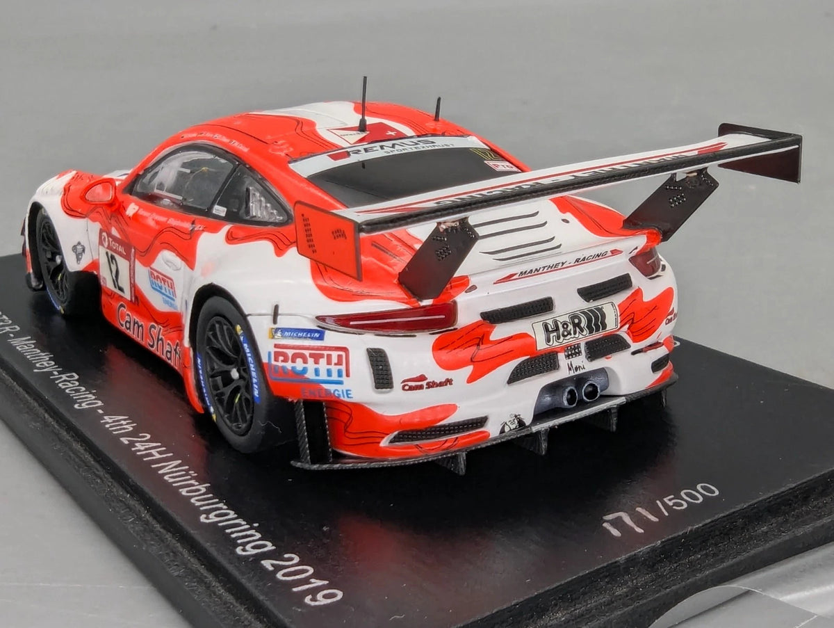 Modellautos 1:43 Spark SG524 Porsche 911 GT3 R 24H Nürburgring 2019 #12 OVP