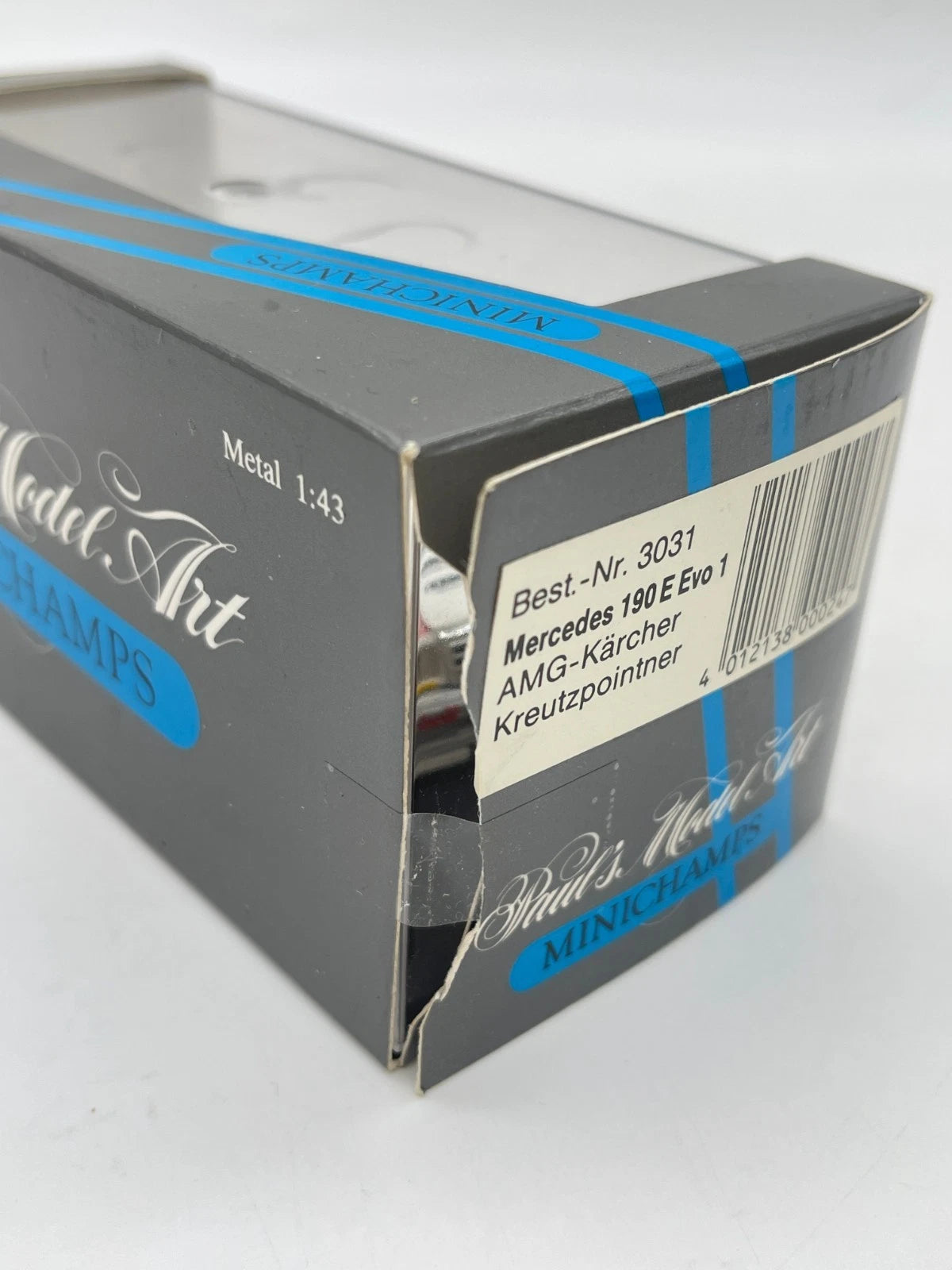 Modellautos 1:43 Minichamps Mercedes-Benz 190 E Evo DTM AMG-Kärcher #77 mit OVP
