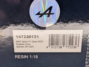 Modellautos 1:18 Minichamps BWT Alpine F1 Bahrain 2023 #31 Esteban Ocon mit OVP