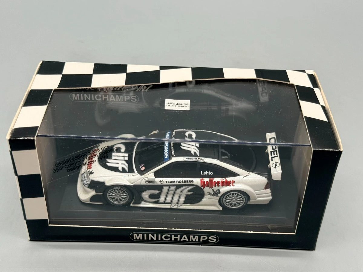 Modellautos 1:43 Minichamps Opel Calibra Team Rosberg 1996 mit OVP