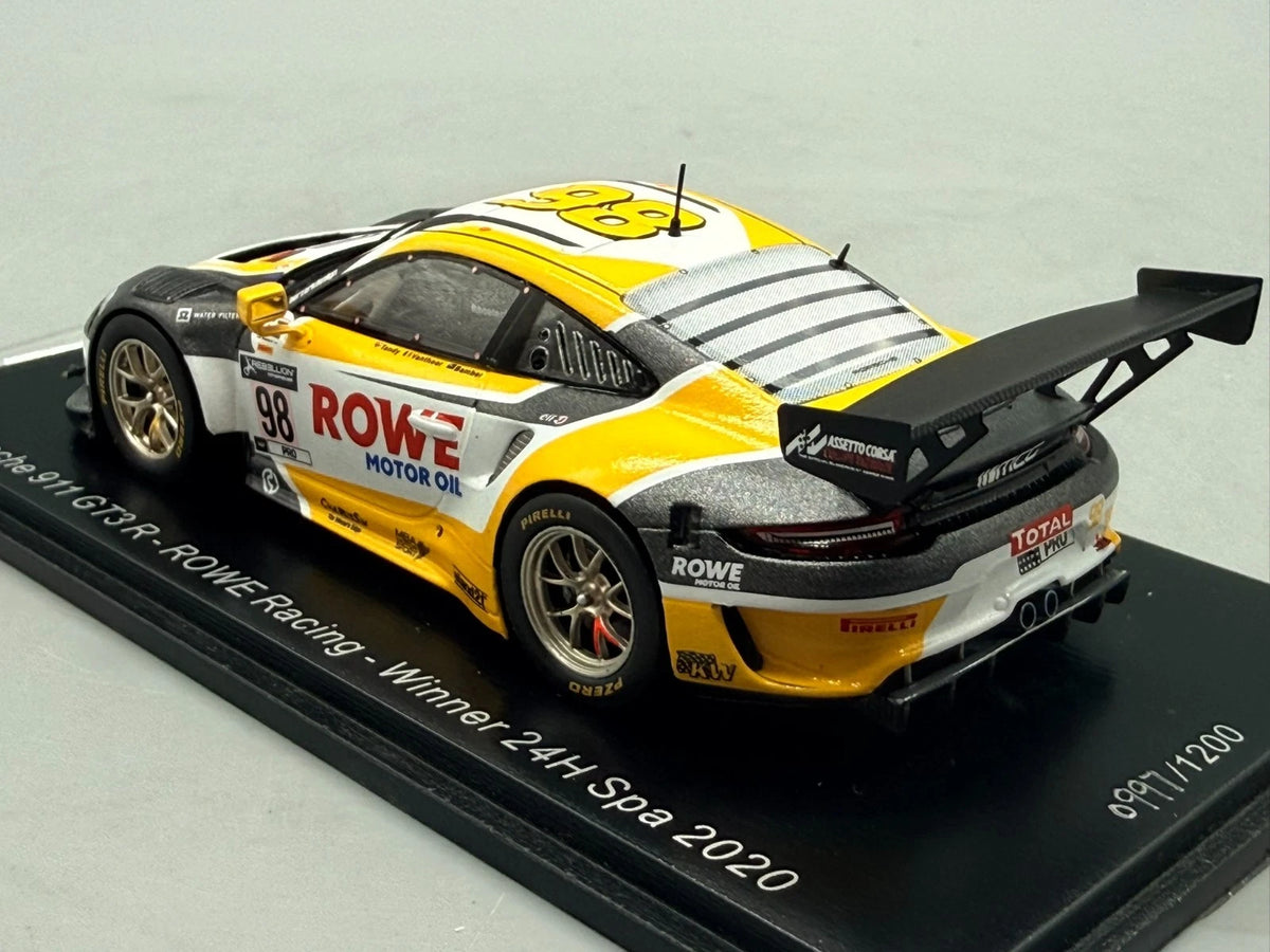 Modellautos 1:43 Spark Porsche 911 GT3 R Rowe Racing Winner 24h Spa 2020 + OVP