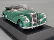 Modellautos 1:43 Minichamps Mercedes Benz 300 S Cabrio Softtop Offen Grün OVP