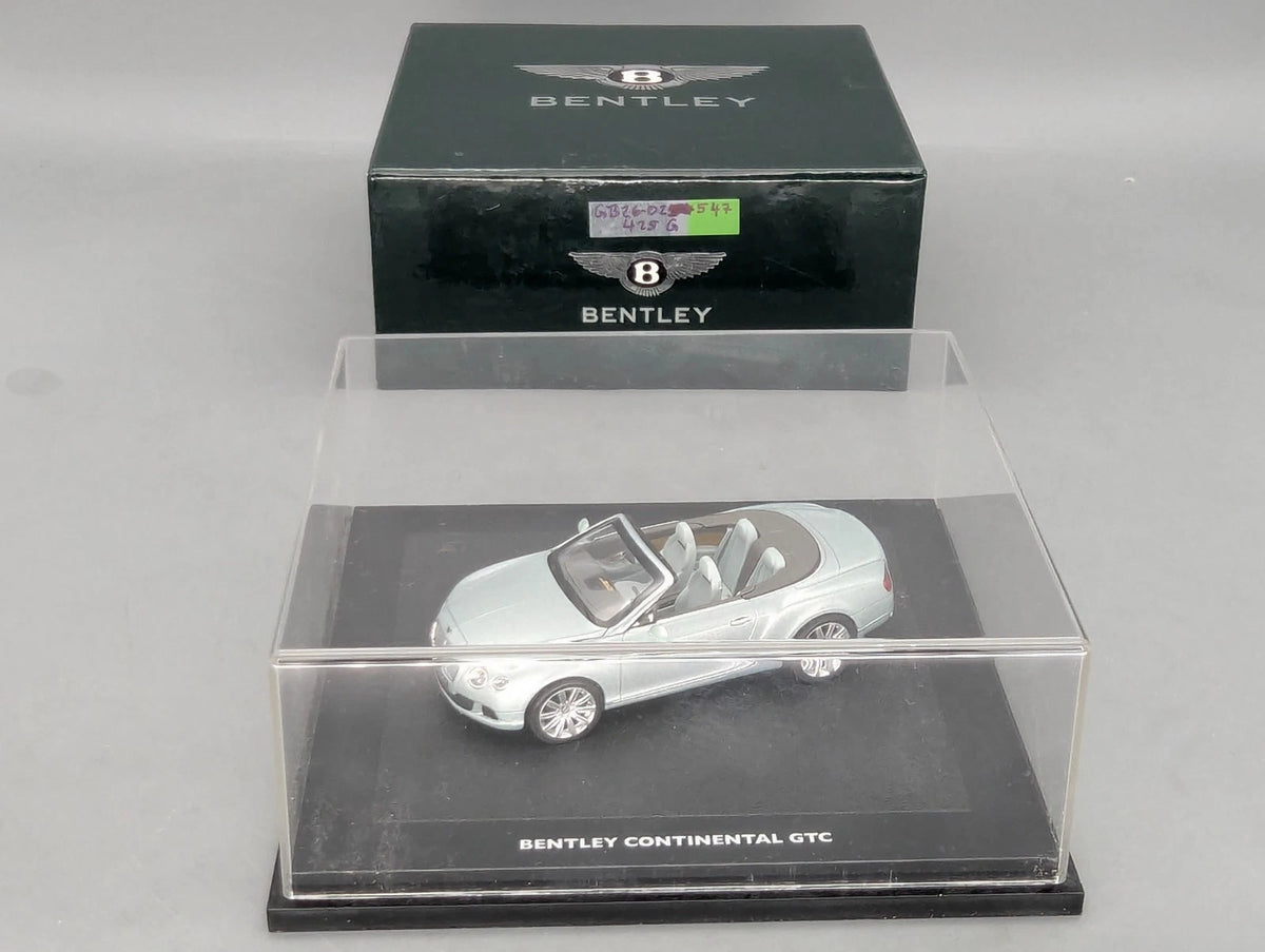 Modellautos 1:43 Minichamps Bentley Continental GTC Breeze Silber Met. mit OVP