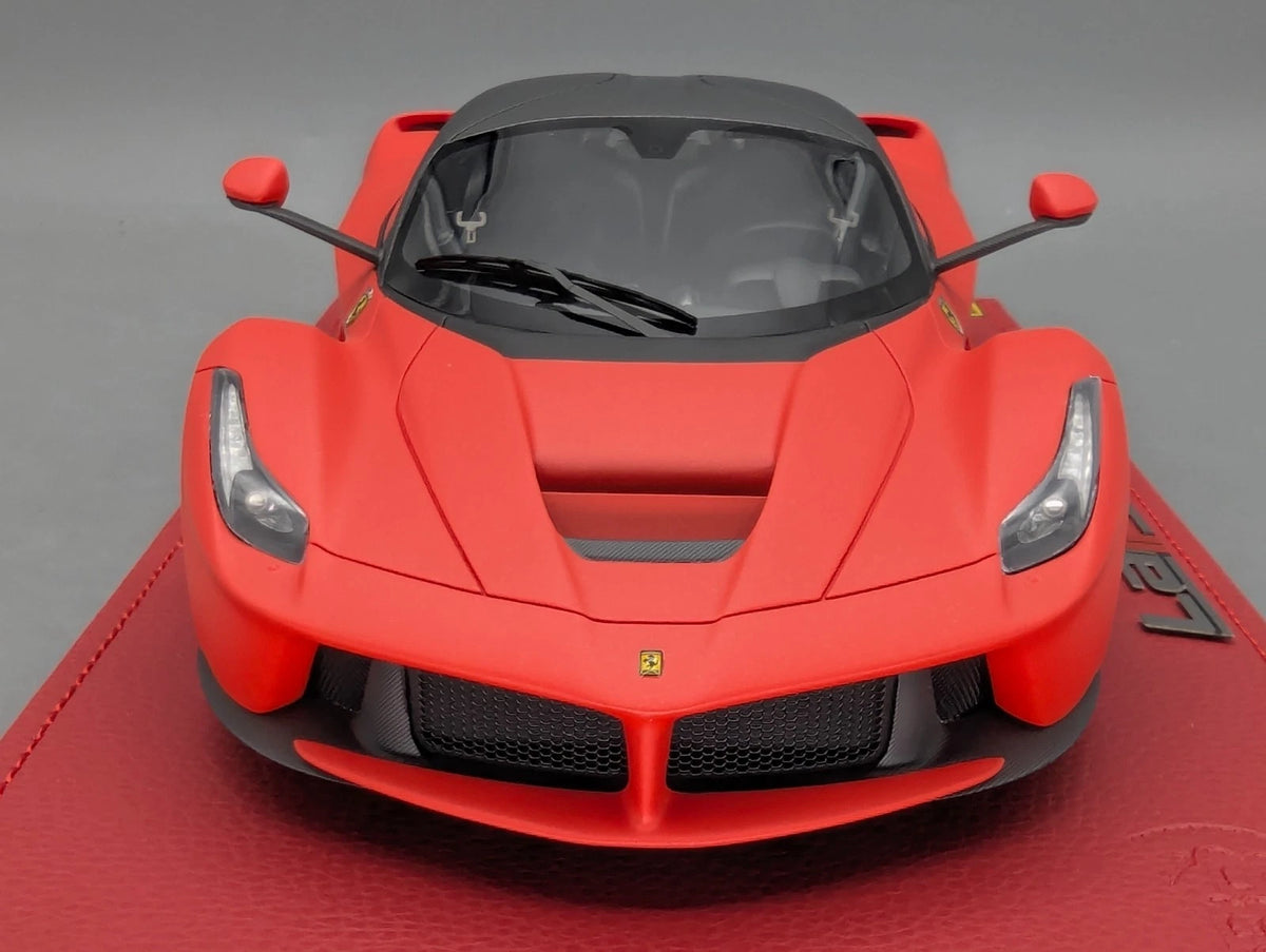 Modellautos 1:18 BBR Ferrari LaFerrari Red SF90 Matt Ltd 14/18 mit Vitrine OVP