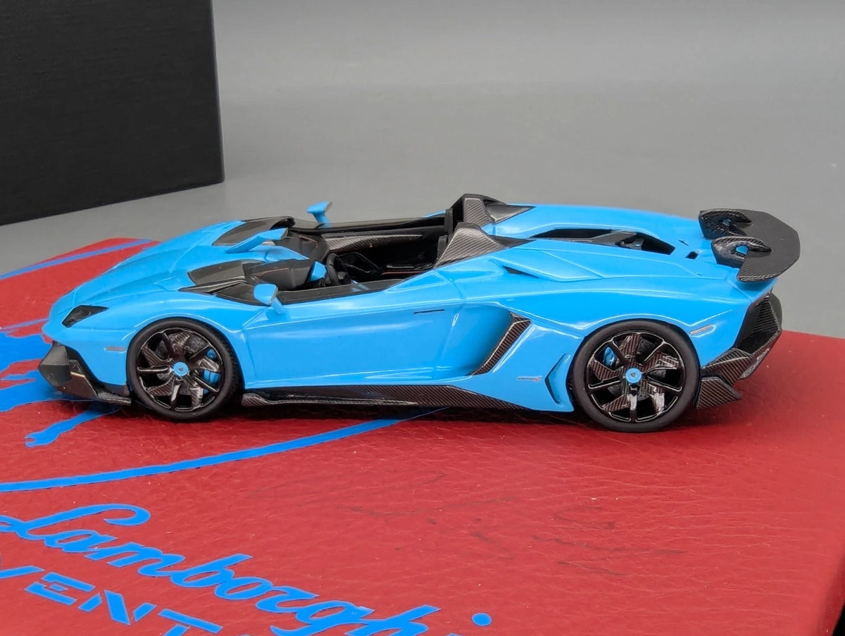 Modellautos 1:43 MR Lamborghini Aventador J Speedster Ltd 01/04 Engine Set OVP