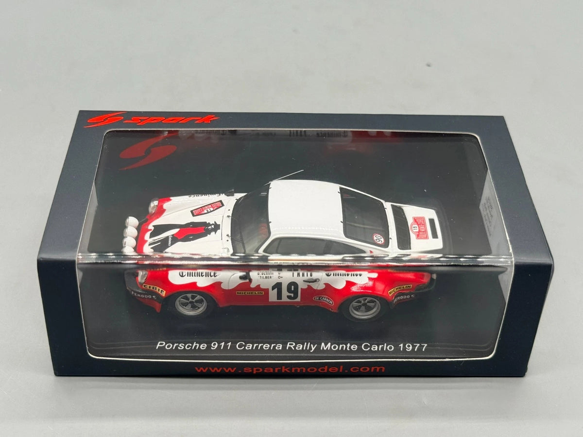 Modellautos 1:43 Spark Porsche 911 Carrera Rally Monte Carlo 1977 + OVP