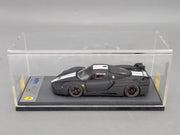 Modellautos 1:43 BBR Ferrari FXX 2006 Black Matt Ltd 20/20 mit Vitrine + OVP