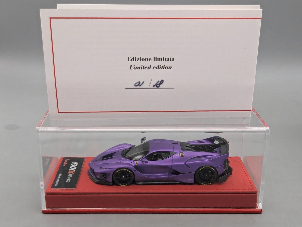 Modellautos 1:43 BBR Executive Calsito Ferrari FXX-K EVO Matt Mica Ltd 01/18 OVP
