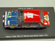 Modellautos 1:43 Spark Datsun Violet 160J GT Winner East African Safari mit OVP