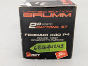 Modellautos 1:43 Brumm Ferrari 330 P4 Coupe Zweiter Daytona 1967 #24 mit OVP