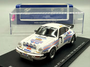 Modellautos 1:43 Spark Porsche 911 Turbo 3.3 Rallye DRM 1983 Hero Winner + OVP