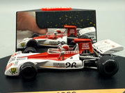 Modellautos 1:43 Quartzo Tyrrell 004 Eddie Keizan GP 1973 #26 + Vitrine