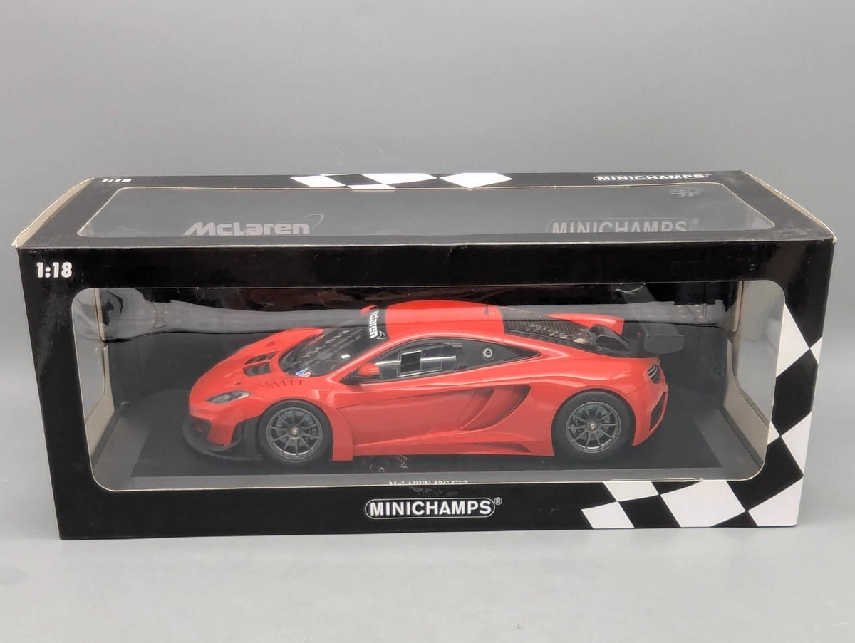 Modellautos 1:18 Minichamps McLaren 12C GT3 Red 2013 mit OVP