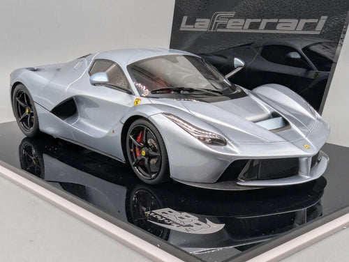 Modellautos 1:18 BBR Ferrari LaFerrari 2013 Silver Alloy Lt 03/10 OVP