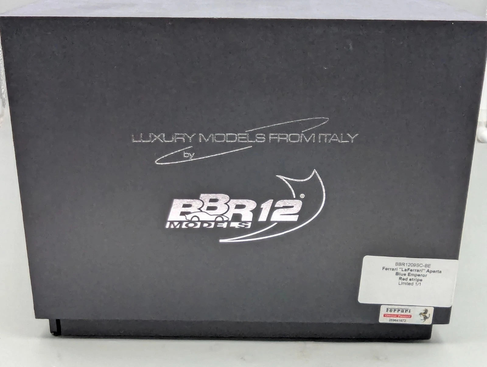 Modellautos 1:12 BBR Ferrari LaFerrari Aperta Blau UNIKAT Ltd. 01/01 Vitrine OVP