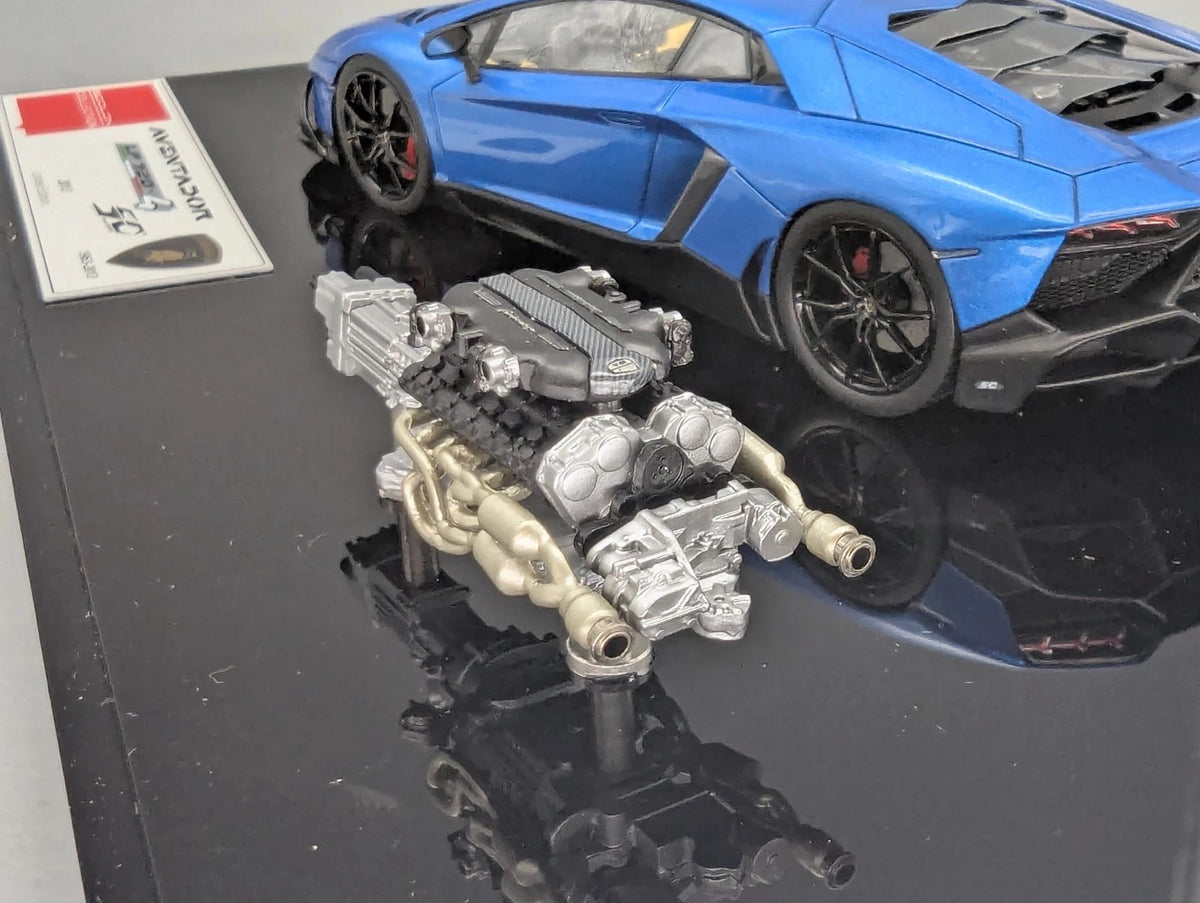 Eidolon Make Up 1:43 Lamborghini Aventador LP720-4 50. Annivers. Engine Set OVP