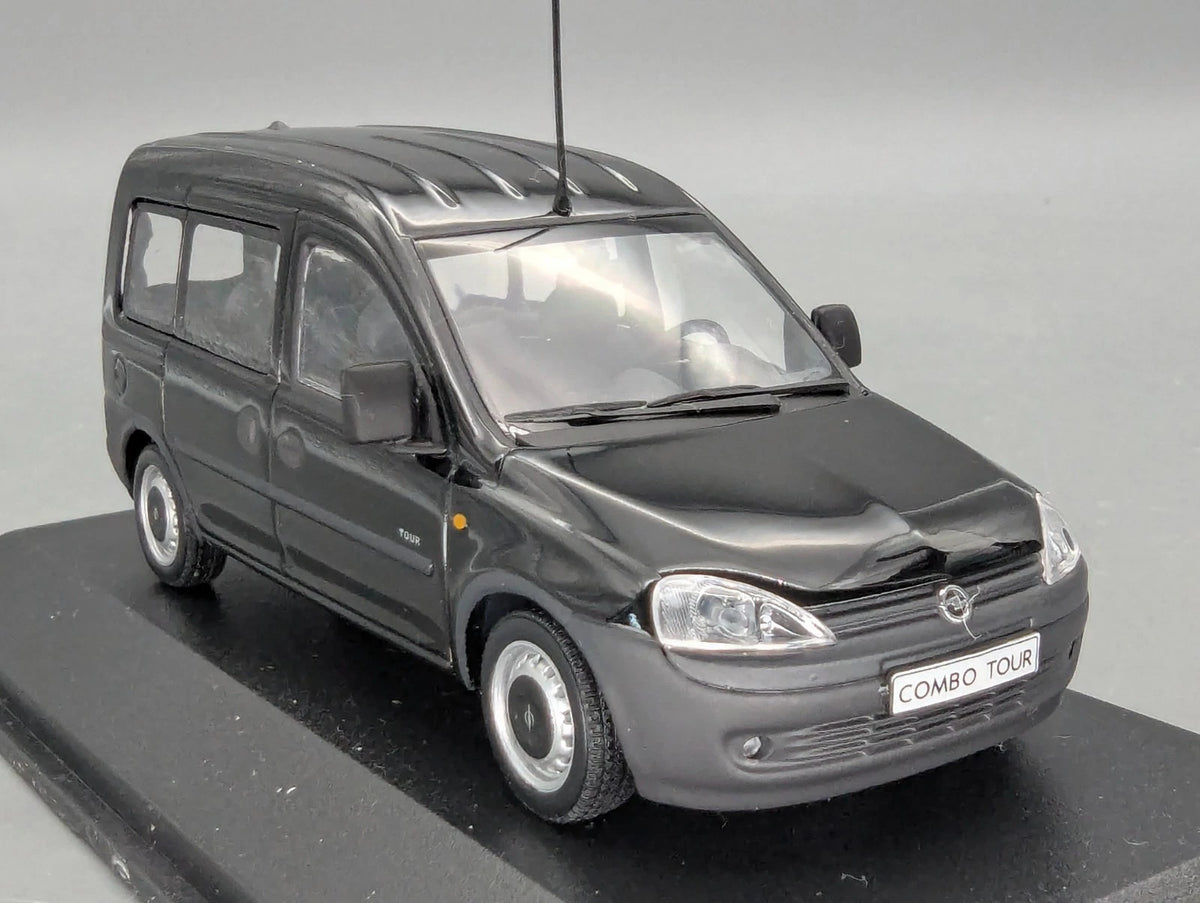 Modellautos 1:43 Minichamps Opel Combo Tour 2002 Schwarz Black mit OVP