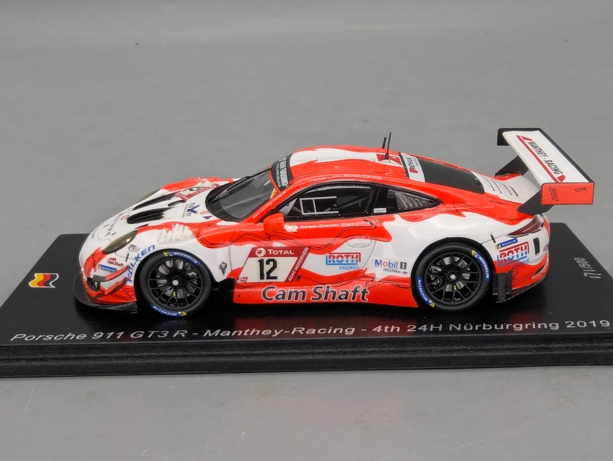 Modellautos 1:43 Spark SG524 Porsche 911 GT3 R 24H Nürburgring 2019 #12 OVP