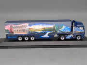 Lkw Modell 1:87 Herpa Volvo FH 16 XL Euro-KK-SZ Blue Rebel mit Vitrine