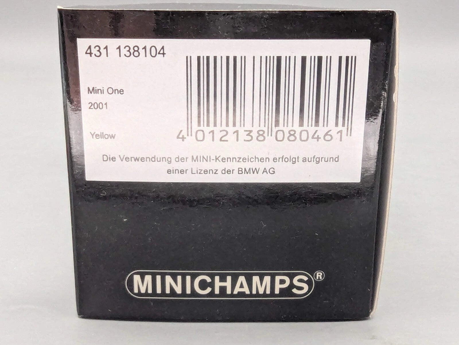 Modellautos 1:43 Minichamps Mini One 2001 Mellow Yellow mit OVP