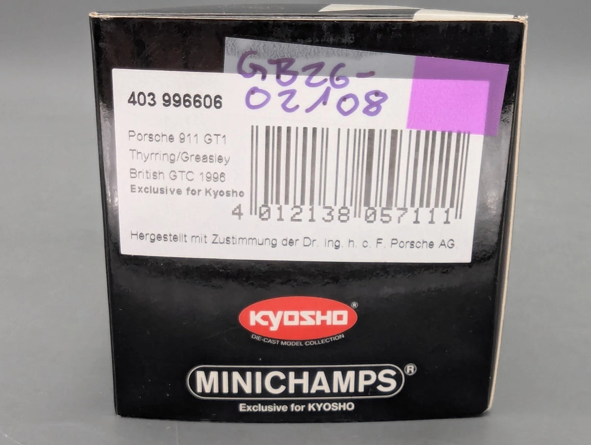 Modellautos 1:43 Minichamps Porsche 911 GT1 British GTC 1999 #6 mit OVP