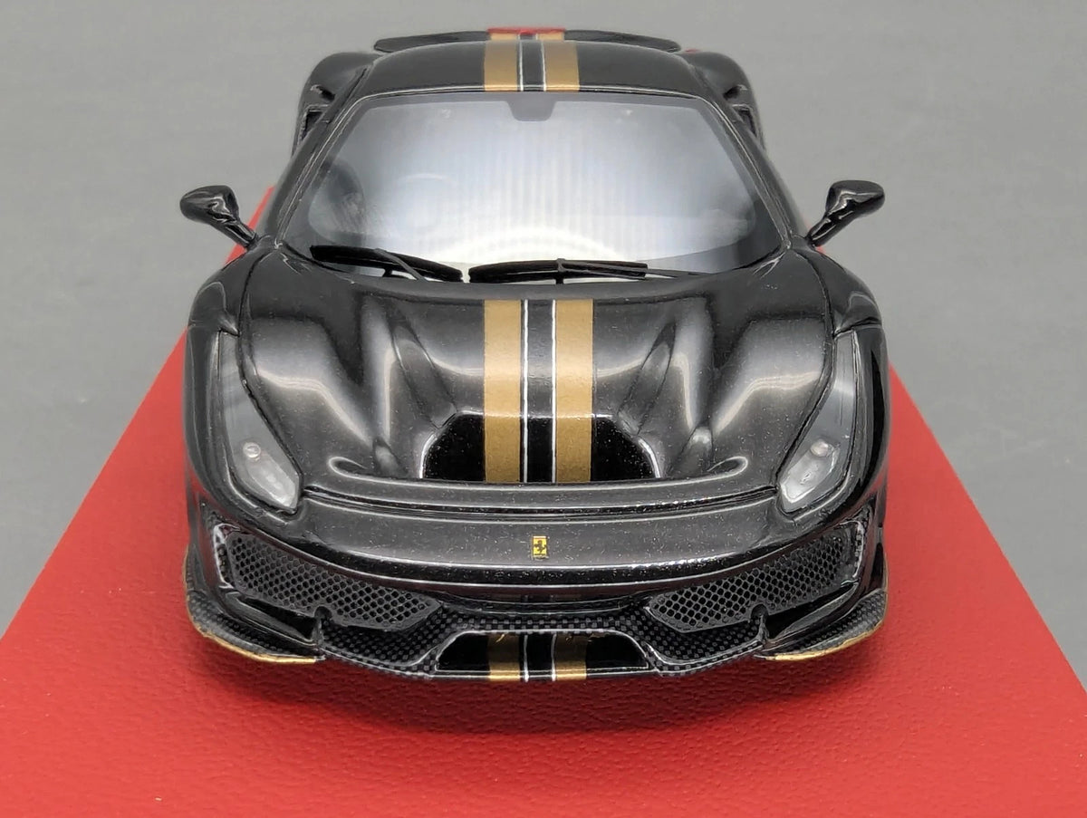 Modellautos 1:43 BBR Concept43 Ferrari 488 Pista RHD 2019 Nero St. Ltd 18/20 OVP