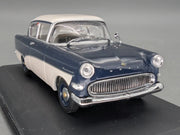 Modellautos 1:43 Minichamps Opel Rekord P1 1958 Royalblau Dark Blue Blau mit OVP
