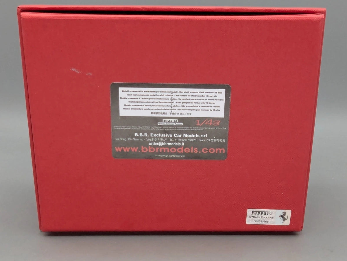 Modellautos 1:43 BBR  Ferrari Monza SP2 Metallic Silver Ltd 01/05 OVP