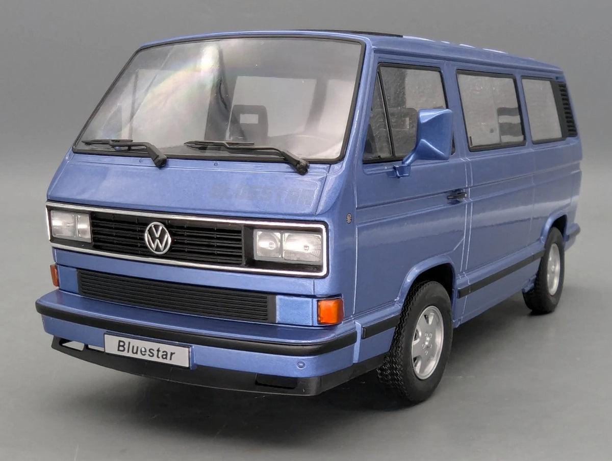 Modellautos 1:18 KK-Scale Volkswagen VW T3 Bus Bluestar mit OVP