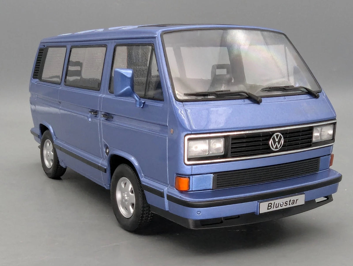 Modellautos 1:18 KK-Scale Volkswagen VW T3 Bus Bluestar mit OVP