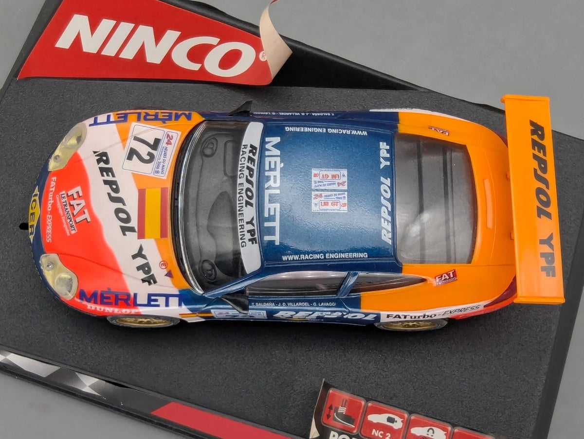 Modellautos Slotcar 1:32 Ninco 50240 Porsche 911 GT3 R Repsol #72 mit OVP