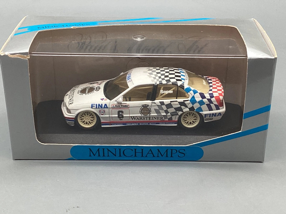 Modellautos 1:43 Minichamps BMW 318i  BTCC 1993 Team Schnitzer Soper #6 mit OVP