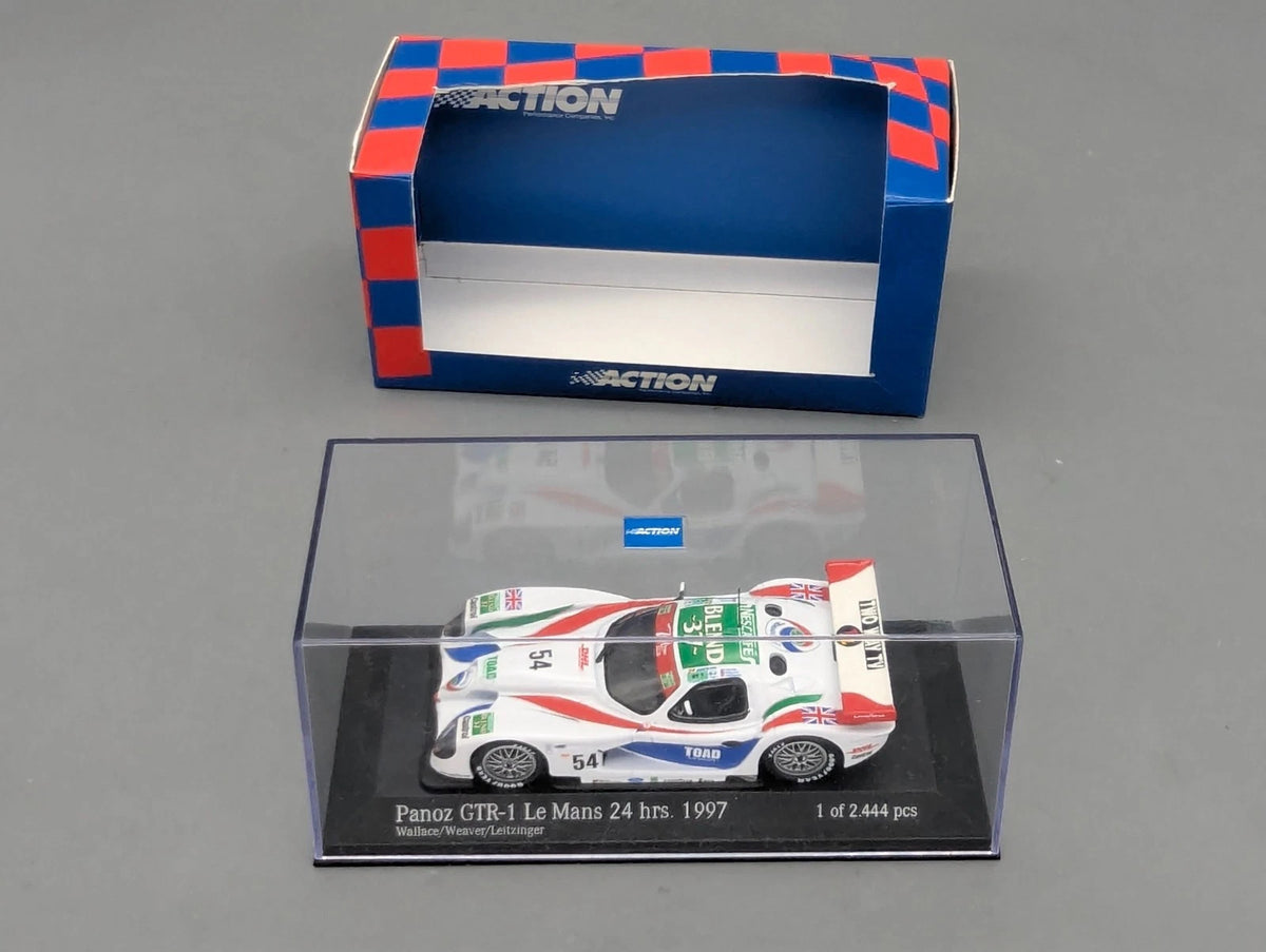 Modellautos 1:43 Action Panoz GTR-1 24h Le Mans 1997 Team DPR #54 mit OVP