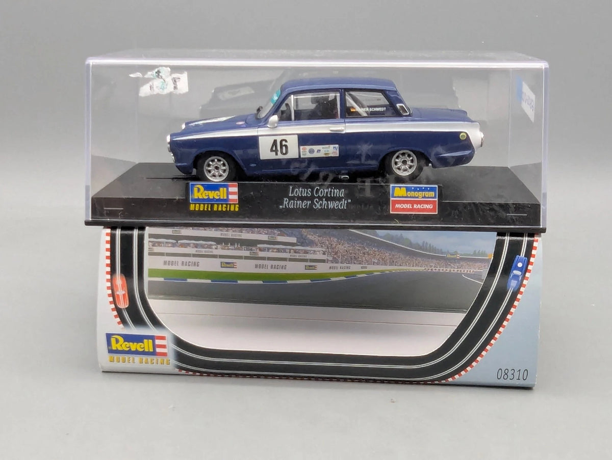 Modellautos Slotcar 1:32 Revell Lotus Cortina #46 Rainer Schwedt mit OVP