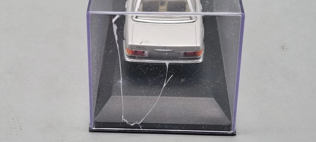 Modellautos 1:43 Minichamps Mercedes-Benz 350 SL W107 Cabriolet silber OVP