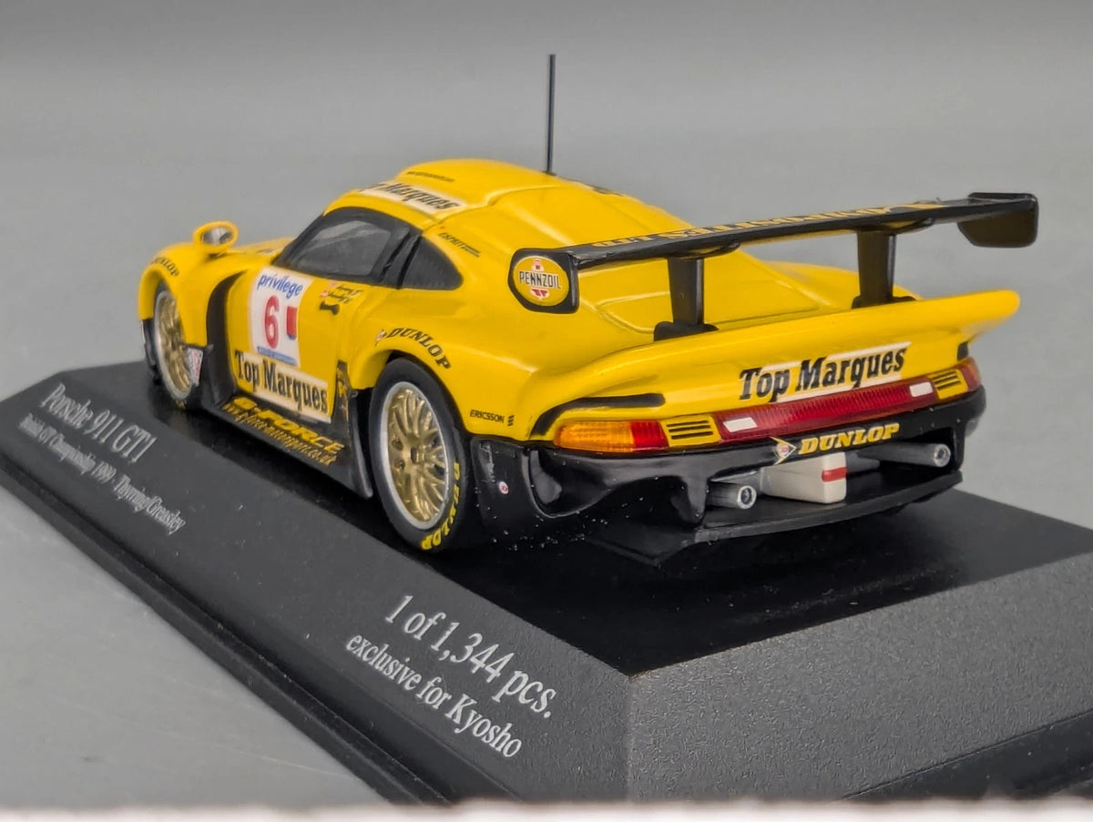 Modellautos 1:43 Minichamps Porsche 911 GT1 British GTC 1999 #6 mit OVP