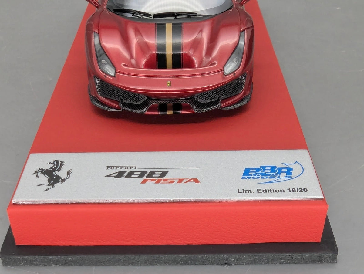 Modellautos 1:43 BBR Concept43 Ferrari 488 Pista RHD 2020 Rosso Fi Ltd 18/20 OVP
