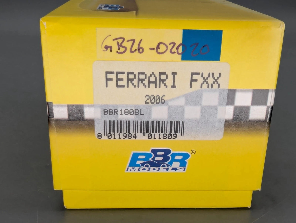 Modellautos 1:43 BBR Ferrari FXX  2006 Black mit Vitrine + OVP