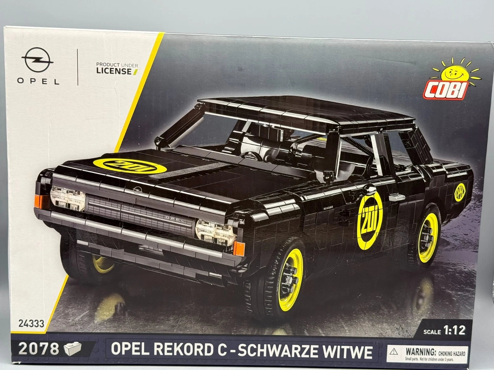 Klemmbausteine 1:12 Cobi Opel Record C - Schwarze Witwe mit OVP