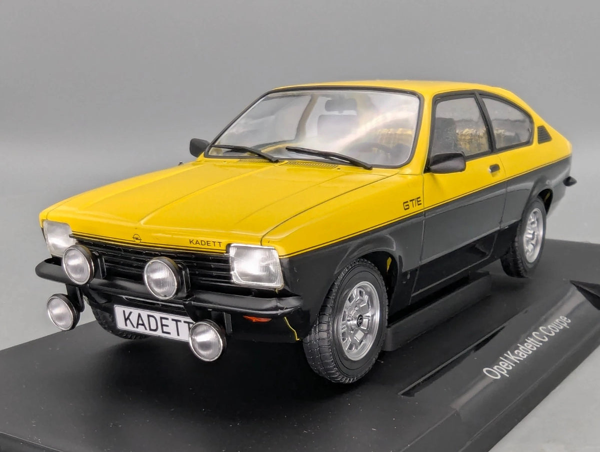 Modellautos 1:18 MCG Modelcar Group 18190 Opel Kadett C Coupe GT/E Yell Blck OVP