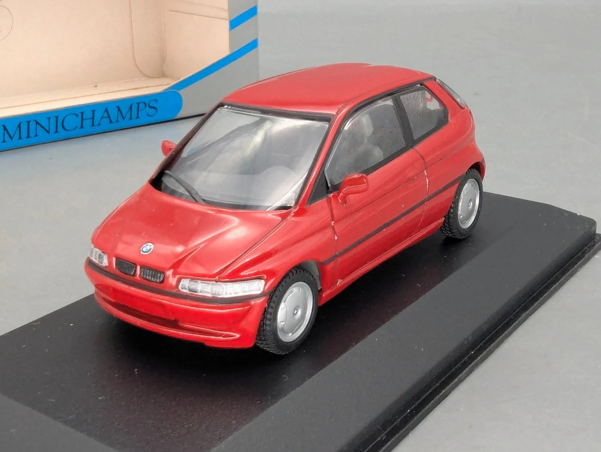 Modellauto 1:43 Minichamps BMW E1 Rot mit OVP