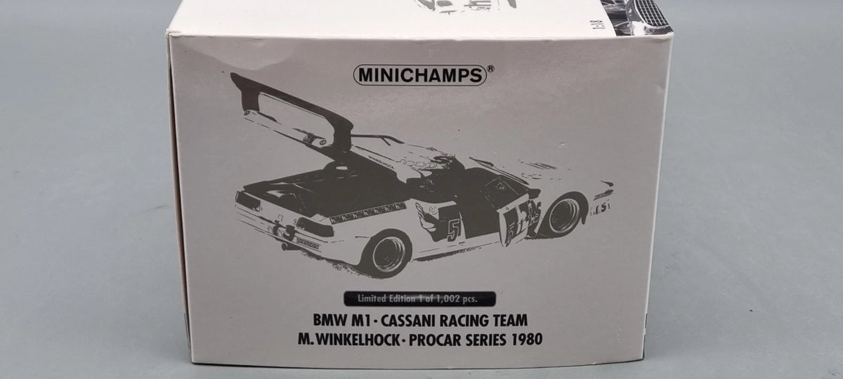 Modellautos 1:18 Minichamps 180 802955 BMW M1 Procar 1979 Cassani Ltd 1/1002 OVP